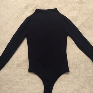 Mock neck bodysuit